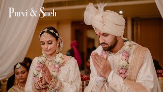 Cinematic Wedding Teaser 2024 // Purvi & Sneh // Best Wedding Cinematic Highlight 2024 // Gujarat