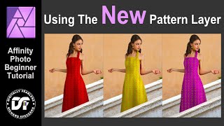 Pattern Layer Affinity Photo 1.9 beginner tutorial