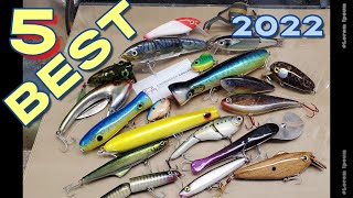 Top 5 Lures of 2022,  My favorite lures of the year  #bestlure #luremaking #fishinglure