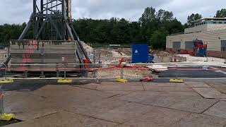 Chantier future attraction Ratatouille Disneyland Paris juin 2012 Disney Studios