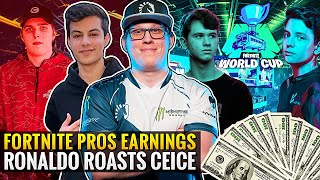 Chap EXPOSES the Truth About Fortnite Pros Earnings | Stable Ronaldo ROASTS Ceice For Dropping Him