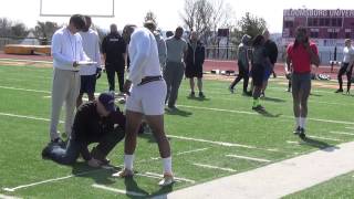 Bloomsburg Pro Day: Broad Jump Drill