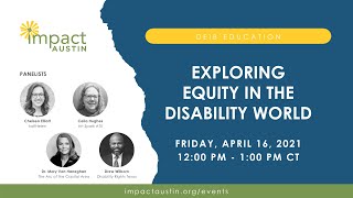 Exploring Equity in the Disability World