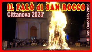 Il Falò di San Rocco, Cittanova 2023 - by Toni Condello