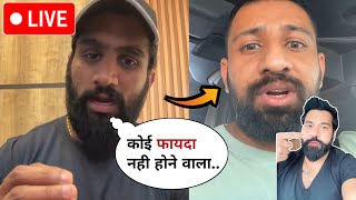 Nitin chandila live instagram | Reply To Community rajat dalal vs rajveer shishodiya