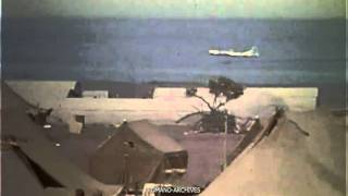 1945 B-29 Ditching Near the Beach in Saipan (HD)