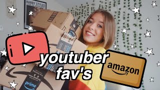 BUYING AND TRYING YOUTUBER'S AMAZON FAVORITES! Alisha Marie, MissRemiAshten, Casey Holmes and more!