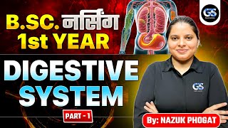 DIGESTIVE SYSTEM BSC NURSING 1st YEAR | BSC NURSING 1st YEAR DIGESTIVE SYSTEM & ANATOMY BY NAZUK MAM