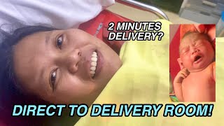 DIRECT TO DELIVERY ROOM! | BIRTH VLOG