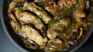 THE BEST CHICKEN MUSHROOMS GRAVY