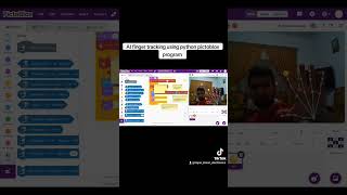 AI finger tracking using  pictoblox #python #ai #pictoblox
