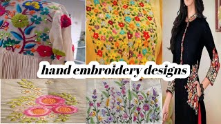 over all dress hand embroidery designs / Pakistani hand embroidery/machine embroidery