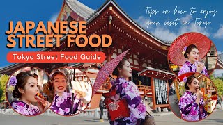 JAPANESE STREET FOOD IN ASAKUSA: Tokyo Street Food Guide 🎌 | Vena Roshiena