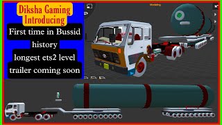 bussid mod longest heavy trailer first time ever in Bussid history|bussid|bus simulator Indonesia|