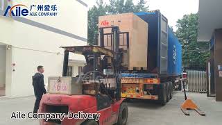 Aerosol line machine delivery site