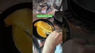 Big Omelette flipping #yummy #asmr #food #shorts #viralvideo