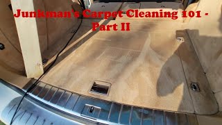 Junkman's Carpet Cleaning 101   Part II