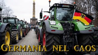 🇩🇪 Esplode la protesta degli agricoltori, Germania nel caos 🚜