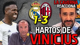 🤣💥 *DESTROZAN A VINICIUS Y ANCELOTTI* REAL MADRID 1-3 MILAN Y ASÍ REACCIONA LA CAVERNA... Y PITADA