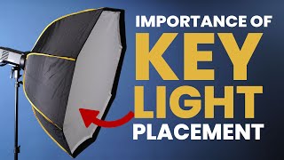 KEY LIGHT - Here's why the PLACEMENT of your key light is so important for portraits.