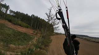 Paragliding crash - ucho na stromě, klacek v nose