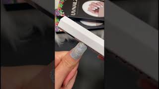 Diamond | Gel Nail Stickers #asmrvideo #nailtutorial #oddlysatisfying