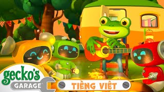 Gecko Giải Cứu Thảm Họa Cắm Trại | Xe TảI Dành Cho Trẻ Em | Gecko’s Garage Tiếng Việt