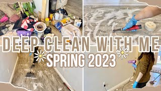 GET INSPIRED AND DEEP CLEAN WITH ME 2023| spring speed extreme cleaning motivation