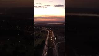 Fim de tarde em Brasília. BR 070