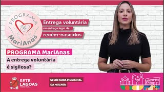 A entrega voluntária é sigilosa?