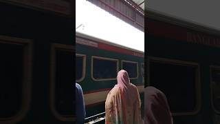 Dhaka bound intercity train down p Panchagarh express entering bir Sirajul Islam after wash.