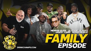 Kendrick Lamar Collabs, Flava Flav’s Financial Wisdom on the latest Drink Champs Family Episode