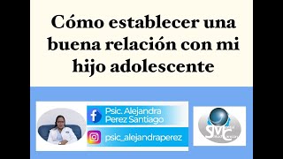 Buena relación entre pades e hijos adolescentes