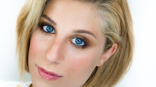 Smokey eyes bronze, tutorial per syte blu!