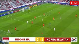 Berakhir 🔴 Indonesia 0 vs 3 Korea Selatan 🔴 Seoul Earth on Us 2024