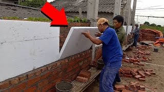 दीवार के बीच मैं थर्माकोल लगाने की वजह जानकार आप भी हैरान रह जाएंगे  || Amazing Construction Ideas