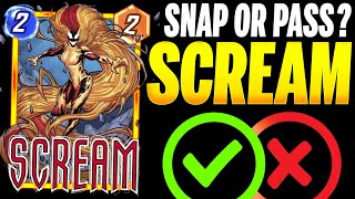 SCREAM 😱 Details & Mechanics | Snap or Pass | Marvel Snap