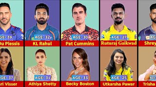 IPL Teams Captains Wife & Girlfriend  Age Composition | Total Superstar |