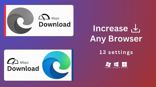 Fix slow download speed | Microsoft Edge / Chrome / Firefox | Fix slow loading | 100% fix 2024-2025