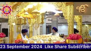 Hukamnama Sahib Today Morning from Gurudwara Bangla Sahib 23 September 2024