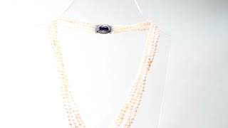 A NATURAL SALTWATER PEARL NECKLACE