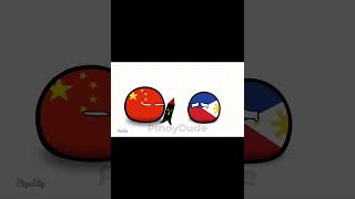 Philippines and China Relations 🗿 | Meme | Countryballs(🇵🇭🇺🇸🇨🇳🇯🇵🇰🇷🇮🇳ASEAN) #shorts