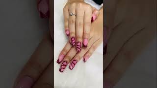 Nail extension with nail art😍😍😍#youtube #youtubeshorts #shortsvideo #nailart #nails #youtuber