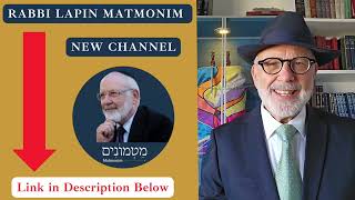 Rabbi David Lapin's YouTube Channel has moved | LINK in Description Below