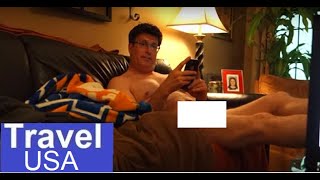 Hitchhike Americas #11 Stay with Gay Nudist