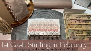 CASH STUFFING $765. WATCHING MONEY GROW IS SUCH A VIBE! 1st February Paycheck