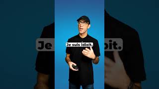 How to say "I'm stupid 🤯 in French" #speak_french #shorts