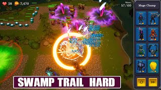 Champs TD | Swamp Trail | Difficulty Hard | Wave 60 | Tower Defense