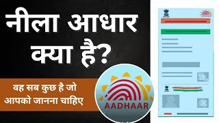 What is Blue Aadhaar Card? Information from registration to children’s biometric data requirements