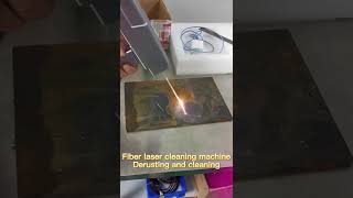 Fiber laser cleaning machine -- rust removal and cleaning